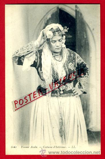 Postkarten: POSTAL MARRUECOS, FEMME ARABE, COSTUME D&acute;INTERIEUR,   P72626