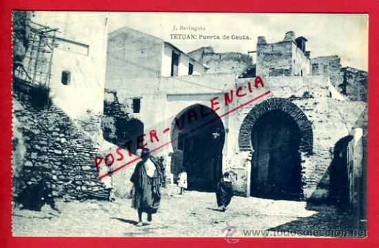 Postkarten: POSTAL TETUAN, MARRUECOS, PUERTA DE CEUTA,   P72729