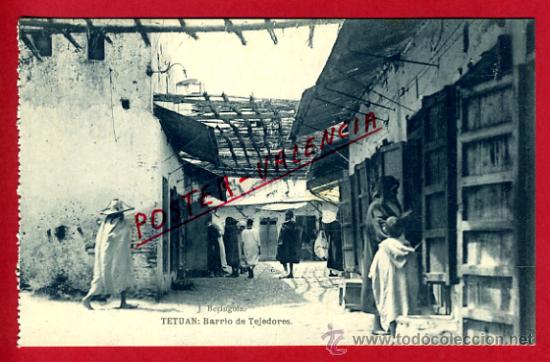 Postkarten: POSTAL TETUAN, MARRUECOS, BARRIO DE TEJEDORES,   P72732
