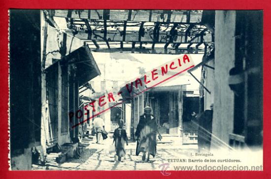 Postkarten: POSTAL TETUAN, MARRUECOS, BARRIO DE LOS CURTIDORES,   P72735