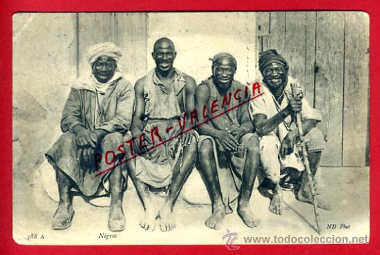 Postkarten: POSTAL MARRUECOS, NEGROS,   P72774