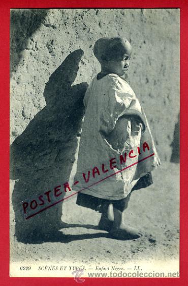 Postkarten: POSTAL MARRUECOS, ESCENAS Y TIPOS, ENFANT NEGRE,   P72775