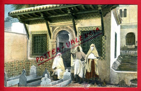 Postkarten: POSTAL ARGELIA, TOMBEAUX A L&acute;INTERIEUR D&acute;UNE MOSQUEE,   P72781
