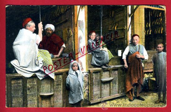 Postkarten: POSTAL TETUAN, MARRUECOS, ZAPATEROS MOROS,   P72786