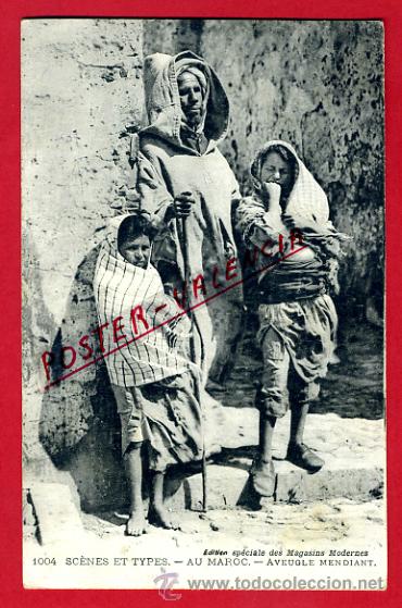 Postkarten: POSTAL TETUAN, MARRUECOS, ESCENAS Y TIPOS, AU MAROC,   P72800B