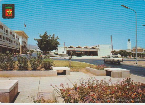 Postkarten: AGADIR . BD. HASSAN II ET AV. DEL GENERAL KETTANI