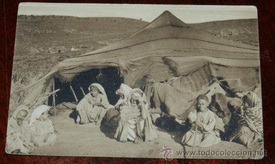 Postais: ANTIGUA POSTAL DE ARGELIA, N. 203, TIPOS NOMADAS, ED. L.L, CIRCULADA.