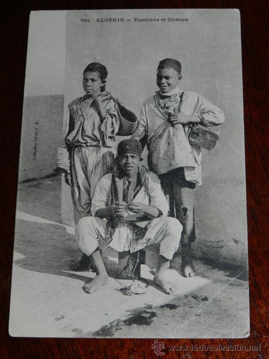 Postais: ANTIGUA POSTAL DE ARGELIA, N. 591, COLECCION IDEALE P.S., CIRCULADA.