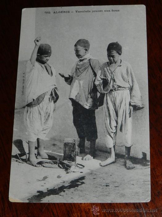 Postais: ANTIGUA POSTAL DE ARGELIA, N. 592, COLECCION IDEALE P.S., CIRCULADA.