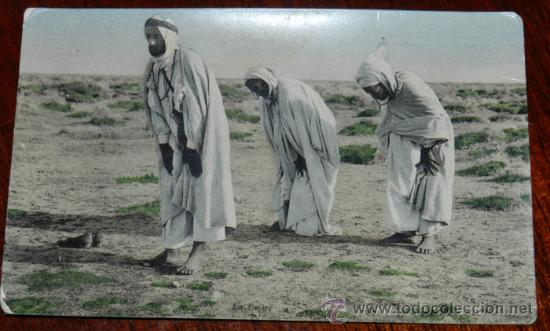 Postais: ANTIGUA FOTO POSTAL DE ARABES, N. 71 A, POSIBLEMENTE ARGELIA, ND. PHOTO, NO CIRCULADA, ESCRITA.