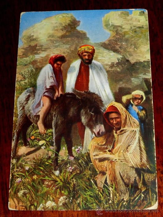 Postais: ANTIGUA POSTAL DE GRUPO DE MOROS, SERIE 1569  11, POSIBLEMENTE MARRUECOS, CIRCULADA.