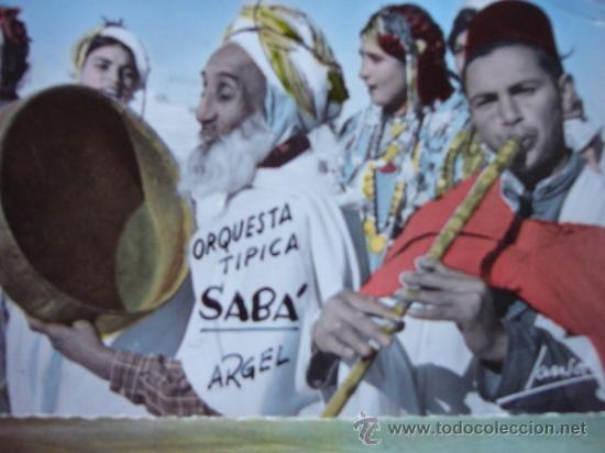 Cartes Postales: POSTAL- POSTCARD. ARGEL. ORQUESTA TIPICA SABA. ESCRITA Y CIRCULADA