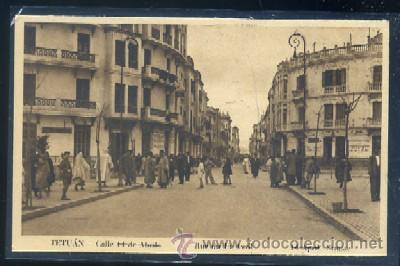 Postais: POSTAL DE MARRUECOS - TETUAN. CALLE 14 DE ABRIL   P-AFyMA-407