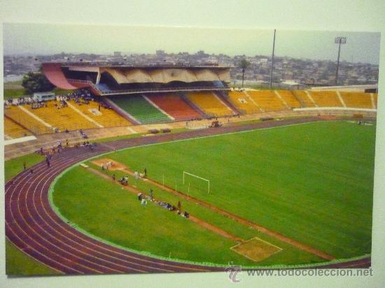 Postais: POSTAL FUTBOL YAOUNDE .-ESTADIO AHIDJO NATIONAL