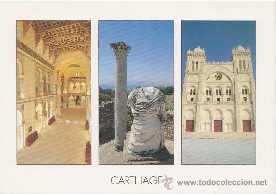 Postais: POSTAL TUNEZ- CARTAGO - L'ACROPOLIUM - SIN CIRCULAR - DE TUNISIE LUMIERE.