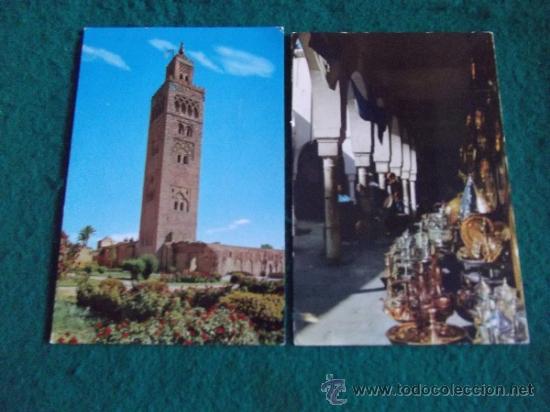 Postais: AFRICA-V10-1 ESCRITA-MARRAKECH