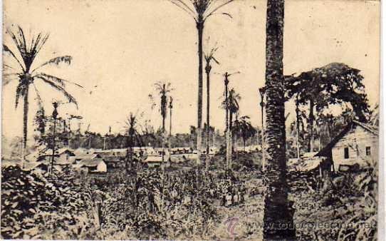 Postais: Misiones de Guinea espa&ntilde;ola. Africa Ecuatorial. Propaganda del misionero. Circulada.