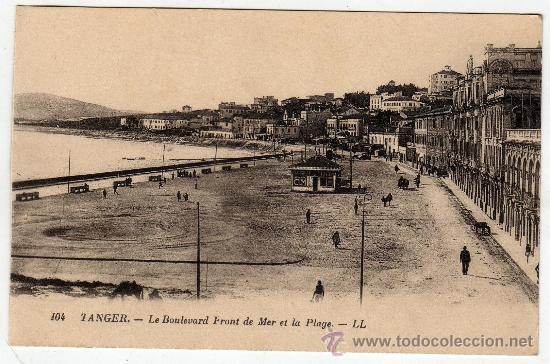 Postais: POSTAL TANGER LE BOULEVARD ET LA PLAGE