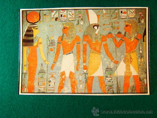 Postkarten: VALLE DE LOS REYES - TUMBA DE HOURMHEBB- EGYPT -EL CAIRO -EGIPTO - POSTAL SIN CIRCULAR -DECADA 1980.