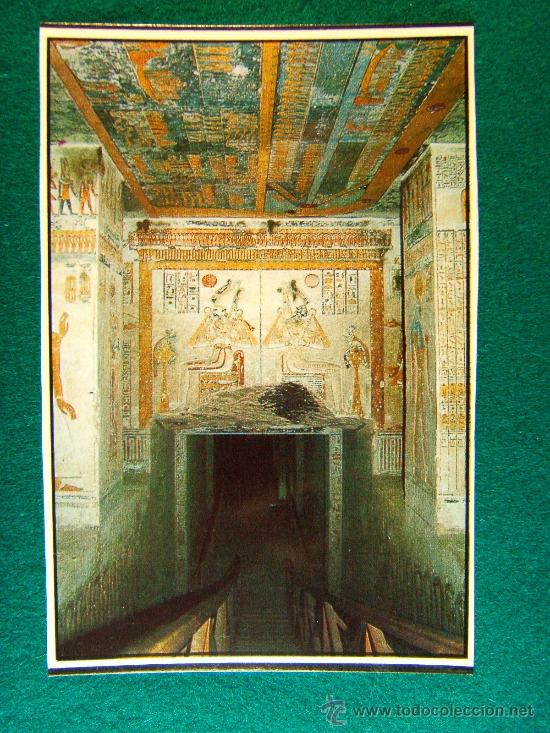 Postales: VALLE DE LOS REYES - TUMBA DE RAMSES VI -EGYPT - EL CAIRO -EGIPTO -POSTAL SIN CIRCULAR -DECADA 1980.