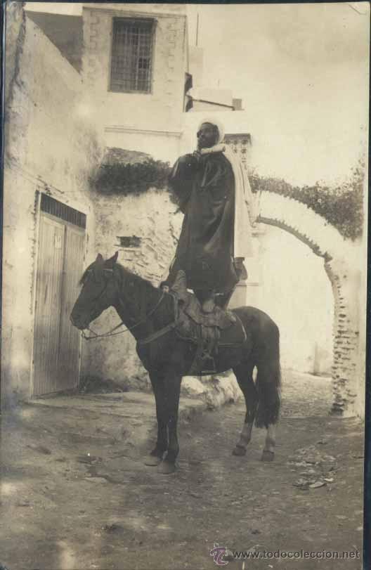 Postcards: TETU&Aacute;N.- JEFE DE LA CABALLER&Iacute;A MORA