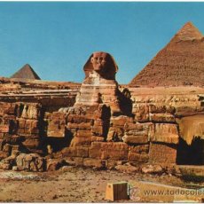 Postales: GIZA (EGIPTO).- LAS PIRÁMIDES DE KEPHREN Y MYCERINOS.. Lote 37401163