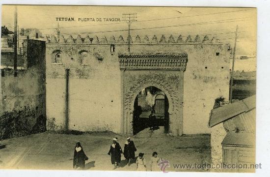 Postcards: POSTAL TETUAN PUERTA DE TANGER MARRUECOS