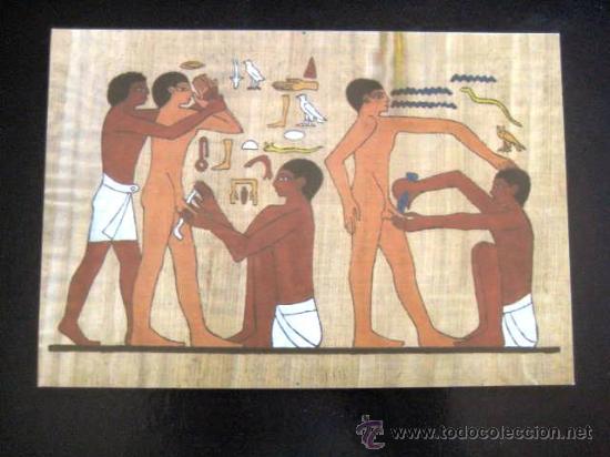 Postcards: ESCENA CIRCUNCISI&Oacute;N. TEMPLO EN EGIPTO. SIN CIRCULAR..ENVIO GRATIS&iexcl;&iexcl;&iexcl;