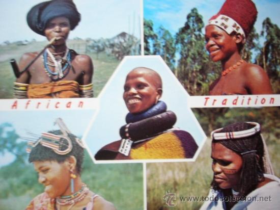 Postais: AFRICAN TRADITION.  N&ordm; 752.