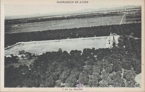 Postales: MARRAKECH EN AVION: La M&eacute;nara. MARRUECOS - Foto 1
