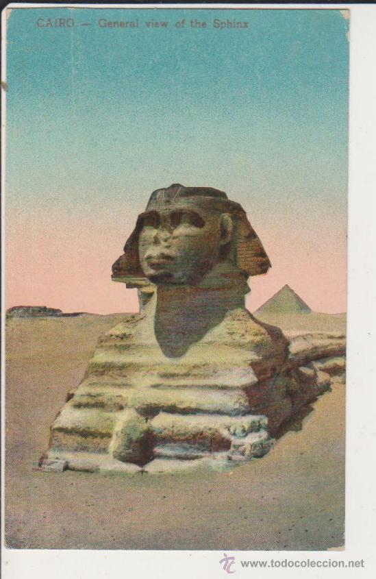 Postales: Cairo general view of the Sphinx,edit the Cairo Post-Card Trust