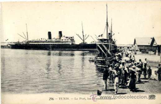 Postales: 296 T&Uacute;NEZ EL PUERTO, LOS TRANSATL&Aacute;NTICOS - Foto 1