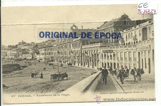 Cartoline: (PS-36324)POSTAL DE TANGER-BOULEVARD DE LA PLAGE
