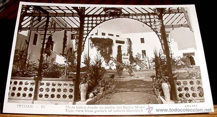 Postais: ANTIGUA POSTAL DE TETUAN - BONITA VISTA DE UN TIPICO BARRIO MORO -  NO CIRCULADA.
