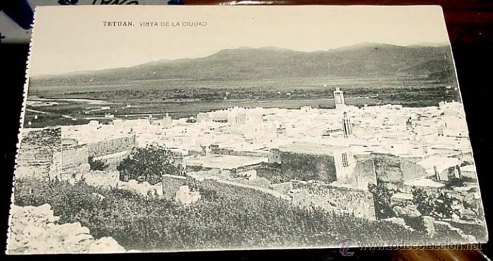 Cartoline: ANTIGUA POSTAL MARRUECO - TETUAN BONITA VISTA PARCIAL DE LA CIUDAD - SIN CIRCULAR - ED.HAUSER Y MENE