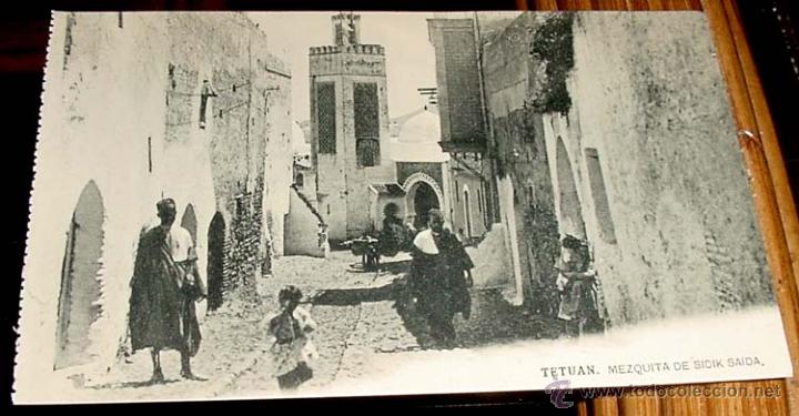 Postais: ANTIGUA POSTAL MARRUECOS - TETUAN BONITA VISTA DE LA MEZQUITA DE SIDIK SAIDA - SIN CIRCULAR - ED.HAU