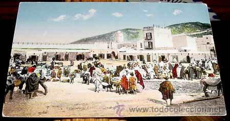 Postais: ANTIGUA POSTAL MARRUECOS - TETUAN - SOCO DEL TRIGO - SIN CIRCULAR.