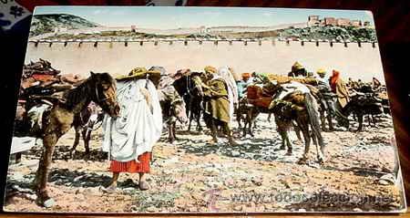 Postais: ANTIGUA POSTAL MARRUECOS - TETUAN - SOCO DE LA LE&Ntilde;A - SIN CIRCULAR.