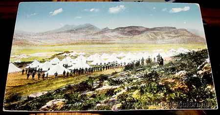 Postais: ANTIGUA POSTAL MARRUECOS - TETUAN - CAMPAMENTOS EN EL MONTE DERSA - NO CIRCULADA.