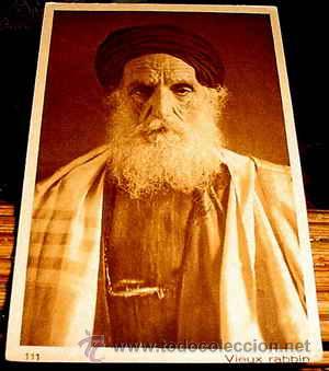 Cartes Postales: ANTIGUA POSTAL MARRUECOS - LAA MIRADA DE UN VIEJO RABINO - NO CIRCULADA - ED. LEHNERT  &amp; LANDROC