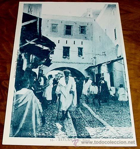 Cartes Postales: ANTIGUA POSTAL MARRUECOS - TETUAN C. NIARI - NO CIRCULADA - ED. CASA J. ALCARAS.