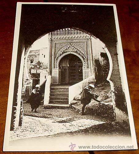 Cartes Postales: ANTIGUA POSTAL MARRUECOS - TETUAN MEZQUITA DE BENI-HAMET - NO CIRCULADA - ED. HAUSER Y MENET.