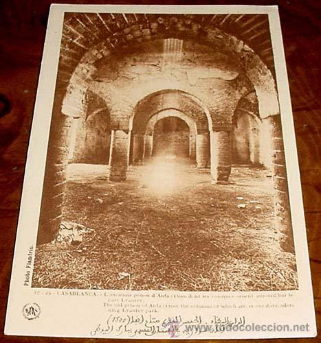 Cartes Postales: ANTIGUA POSTAL MARRUECOS - CASABALANCA PRISION DE ANFA - NO CIRCULADA - ED. PHOTO FLANDRIN.