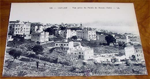 Cartes Postales: ANTIGUA POSTAL DE TANGER - VUE PRISE DU PALAIS DE MOULAY HAFID - NO CIRCULADA - DIVIDIDA - LL