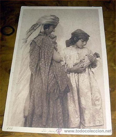 Cartoline: ANTIGUA POSTAL DE MARRUECOS - LE POUPEE - SIN CIRCULAR - DIVIDIDA - EDITEURS L&amp;L