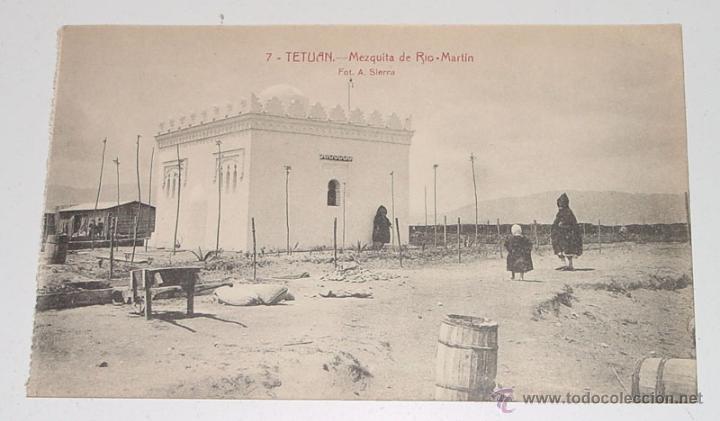 Cartoline: ANTIGUA POSTAL DE TETUAN - MEZQUITA DEL RIO MARTIN - SIN CIRCULAR - ED. CORDOBA Y VIALA.