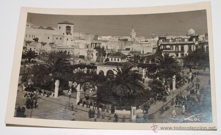 Cartoline: ANTIGUA POSTAL DE TETUAN - PLAZA DE ESPA&Ntilde;A - SIN CIRCULAR - COLECCIONES LOTY.
