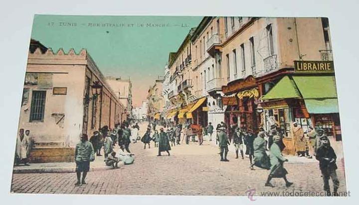 Cartoline: ANTIGUA POSTAL COLOREADA TUNEZ - NO CIRCULADA.