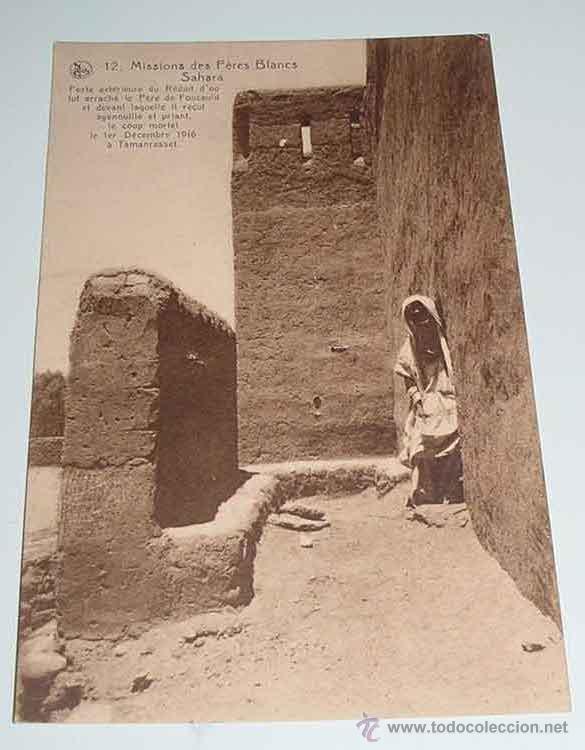 Postais: ANTIGUA POSTAL DE PERES BLANCS - SAHARA - NO CIRCULADA.