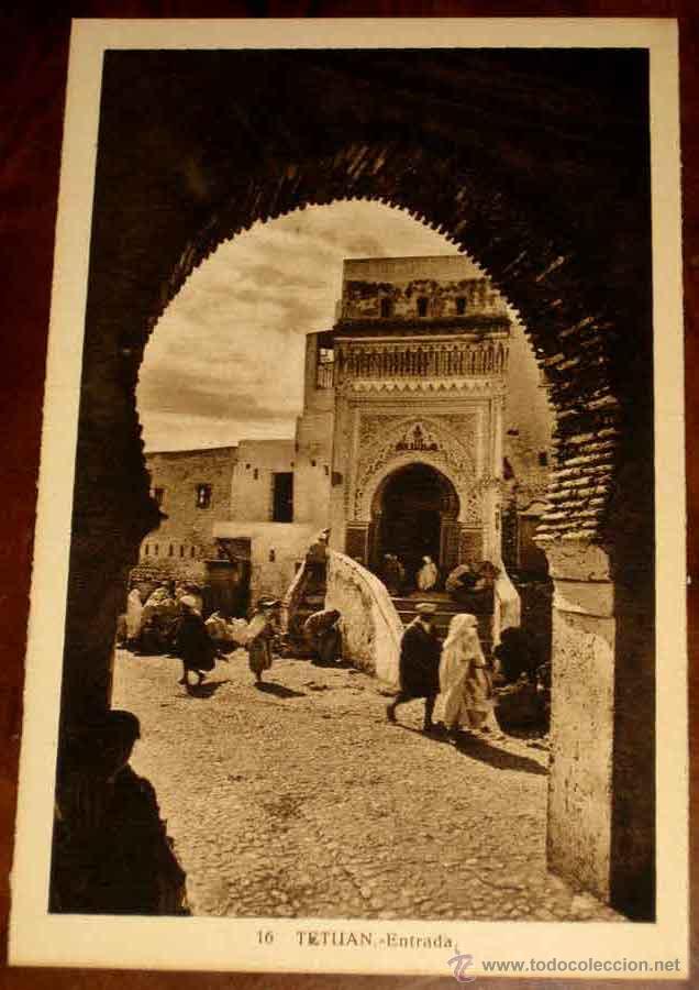 Cartes Postales: ANTIGUA POSTAL DE TETUAN (MARRUECOS) ENTRADA - L. ROISIN - SIN CIRCULAR